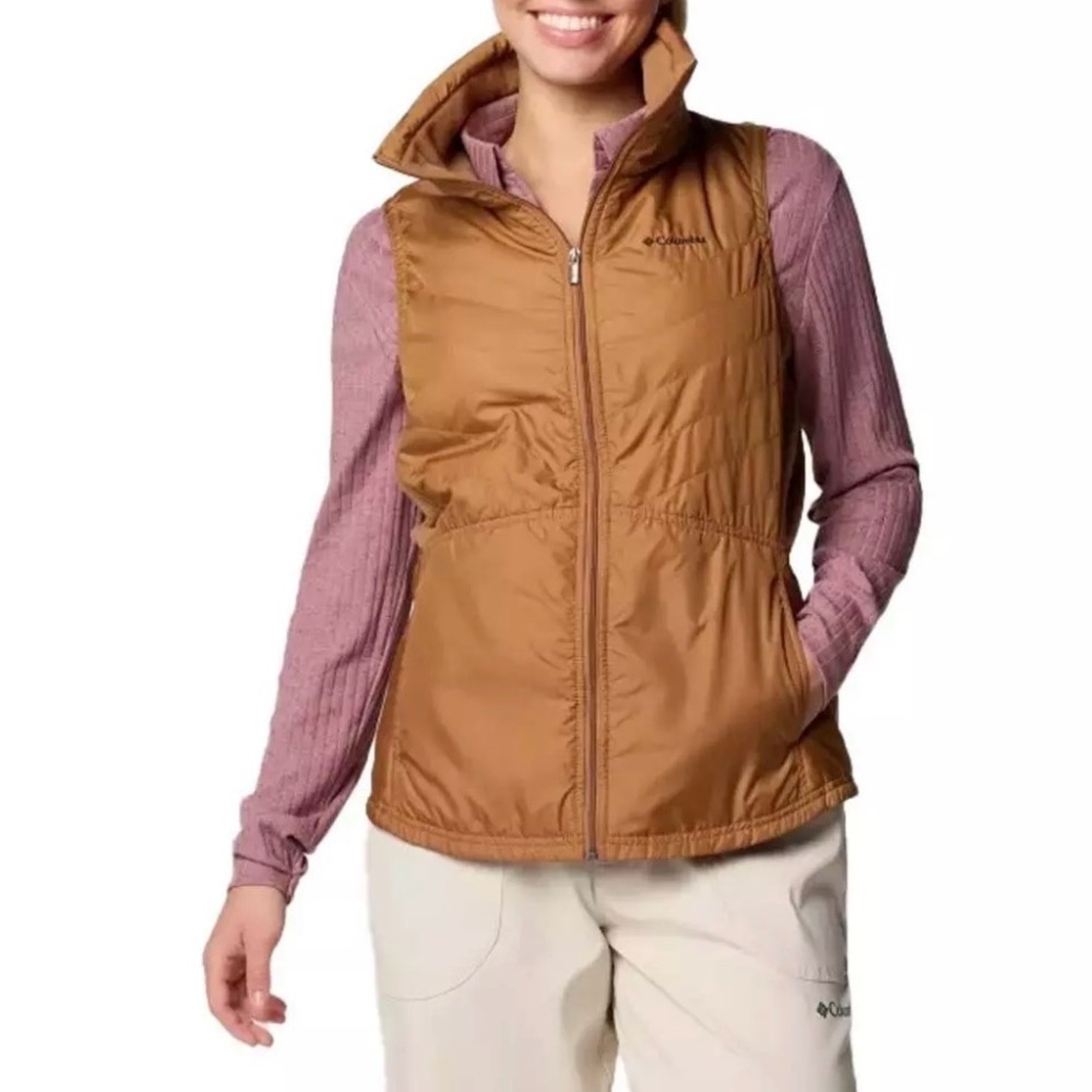 Columbia Gold Quilted Vest